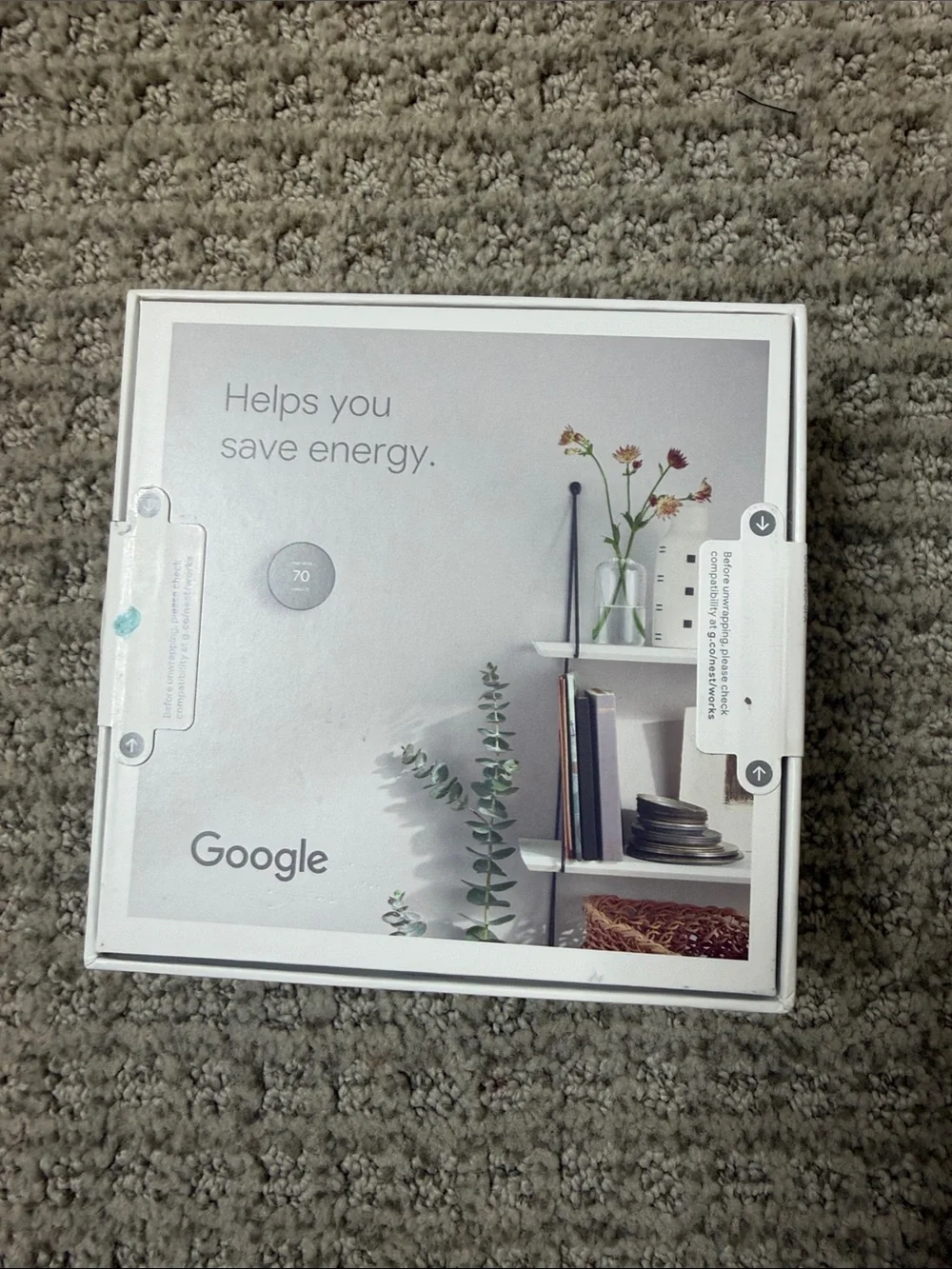 New google Nest Thermostat - closed box